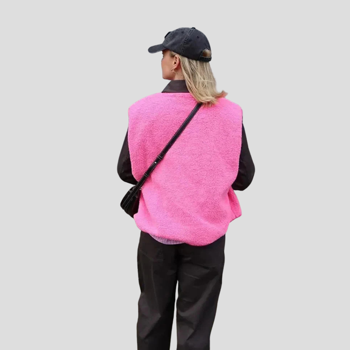 Trendy wollen bodywarmer voor dames