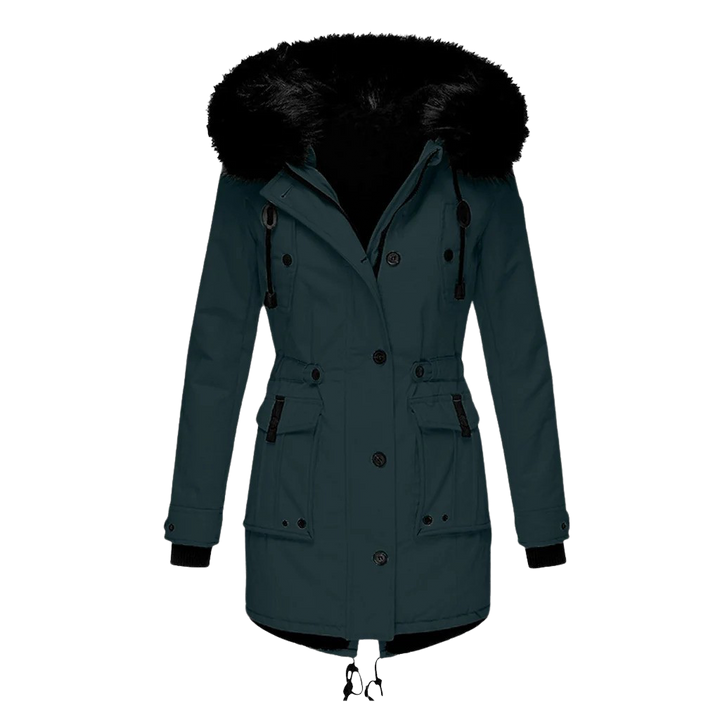 Warme Winterjas met Capuchon voor Dames