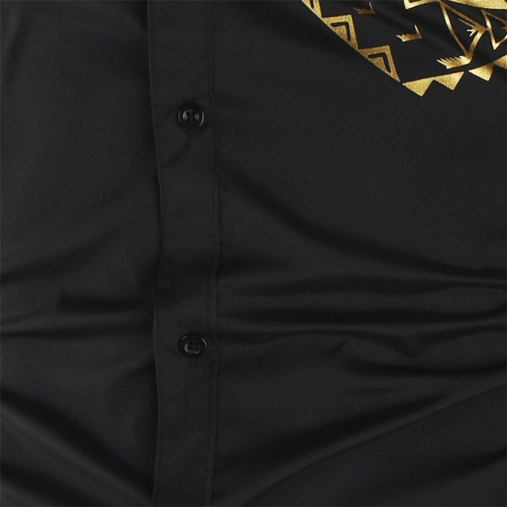 Herenoverhemd met Gouden Details – Darius