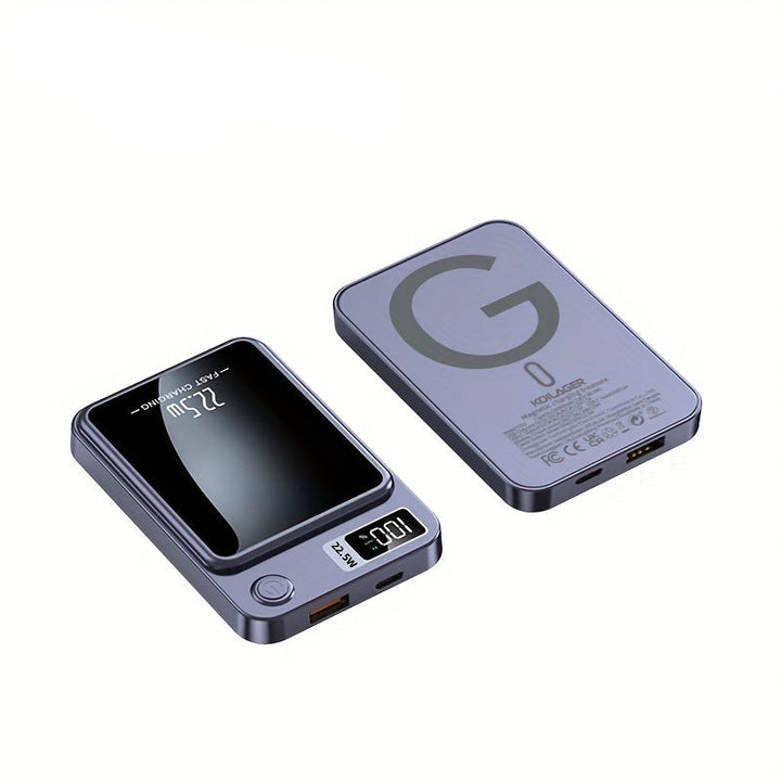 Magnetische Powerbank – Ultradun met Supersnel Draadloos Opladen