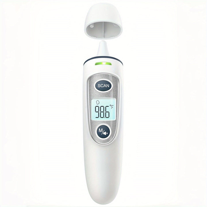 Digitale 2-in-1 Thermometer met Snelle Meting in 1 Seconde – Geschikt voor Voorhoofd en Oor