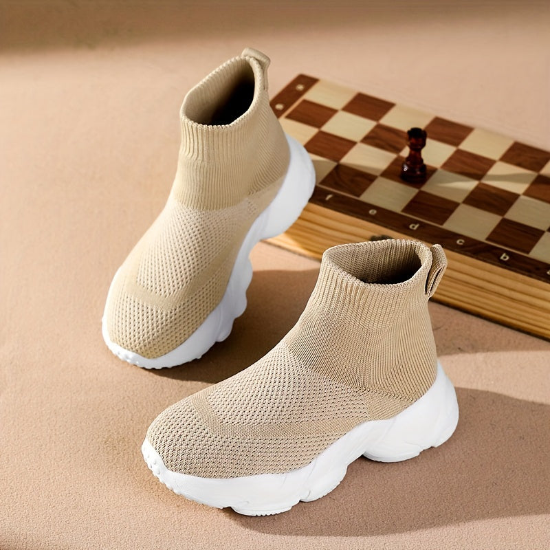 Jongens meisjes sok schoenen geweven ademend schoenen