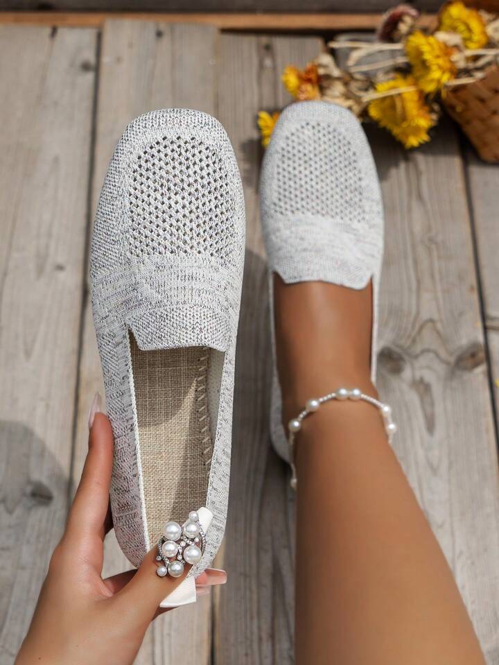Orthopedische instapsneakers voor dames met zacht voetbed en ademend mesh