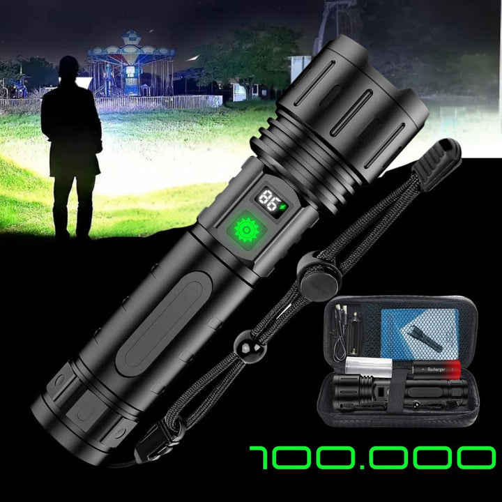 100000 lumen zaklamp