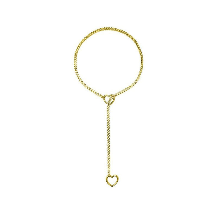Gothic-Punk Hartvormige Ketting