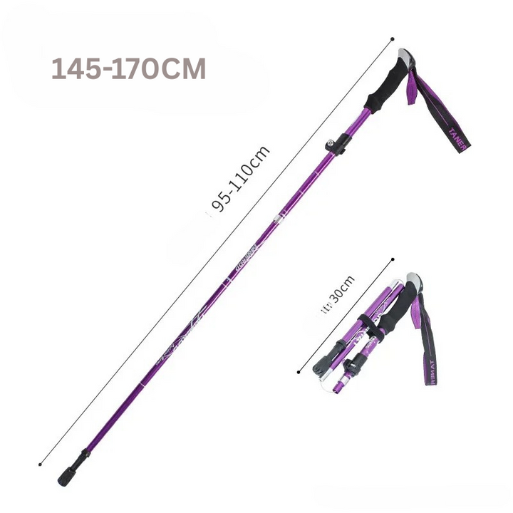 Opvouwbare Telescopische Wandelstok van Aluminium voor Outdoor & Senioren