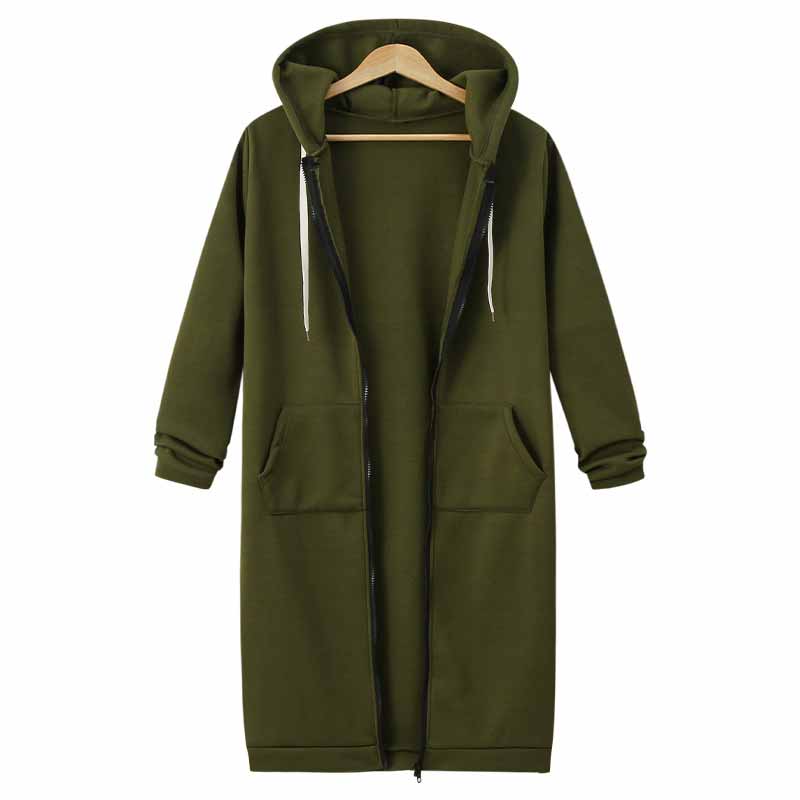 Casual Lang Damesvest - CozyZip
