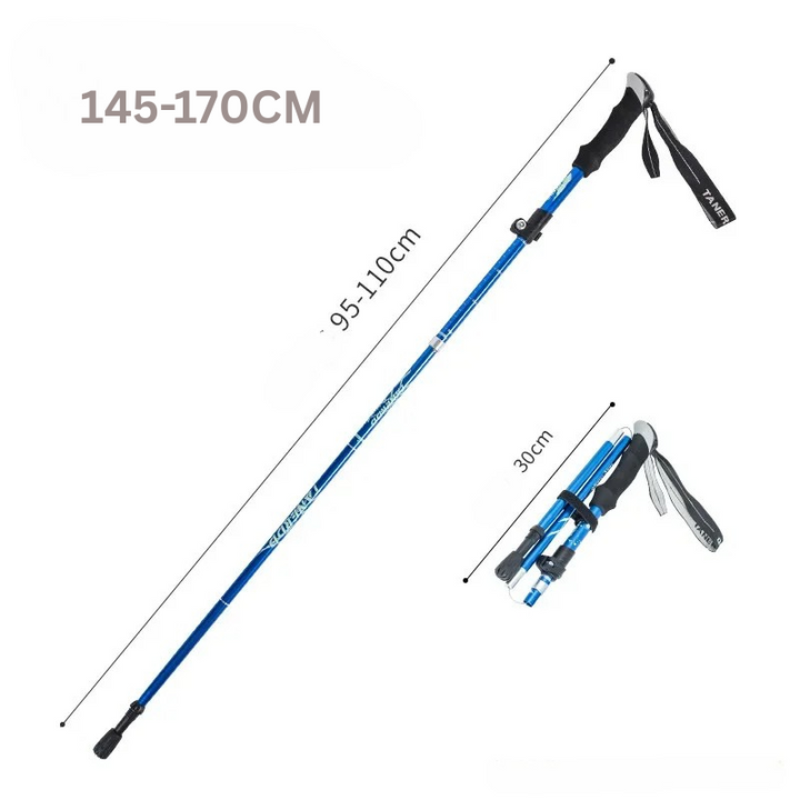 Opvouwbare Telescopische Wandelstok van Aluminium voor Outdoor & Senioren
