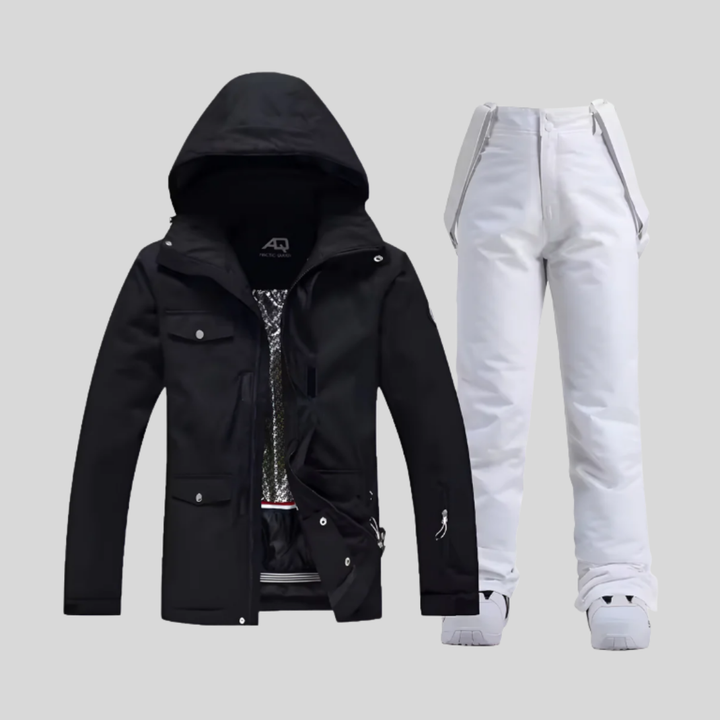 Dames ski-jas en -broekset, functionele winteroutfit
