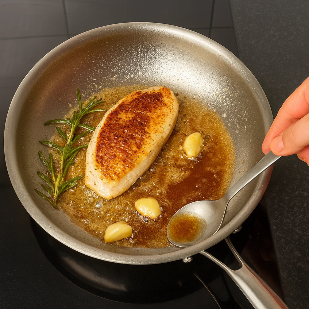 Titanium Pannenset – Pan, Keukengerei & Snijplank | Essentials voor een Duurzame Keuken