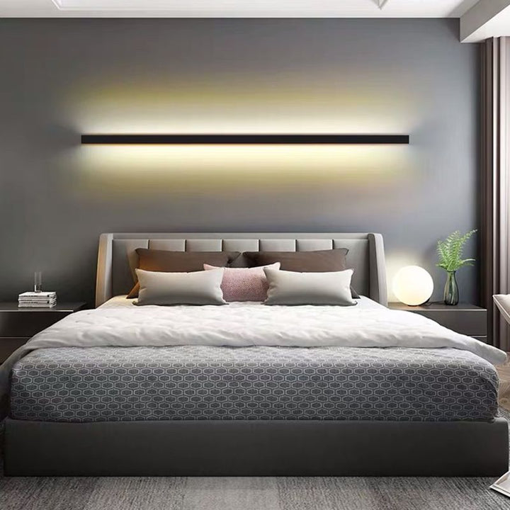 Arisha Minimalistische Lineaire Wandlamp LED Goud/Zwart/Wit Slaapkamer