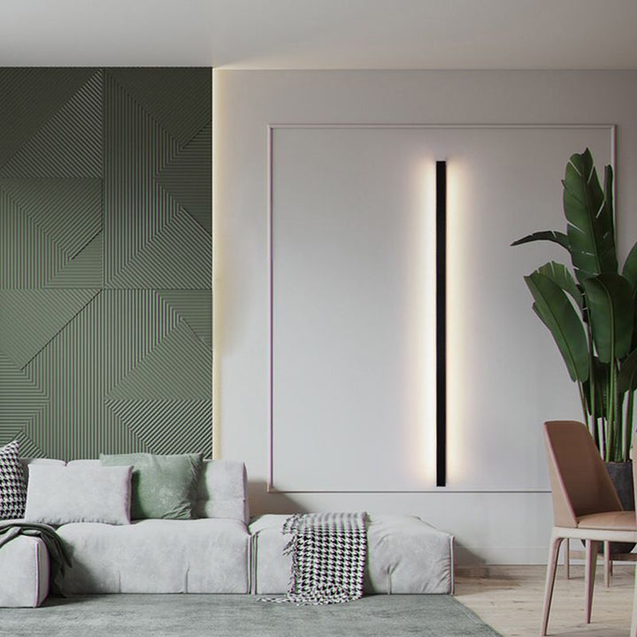 Arisha Minimalistische Lineaire Wandlamp LED Goud/Zwart/Wit Slaapkamer
