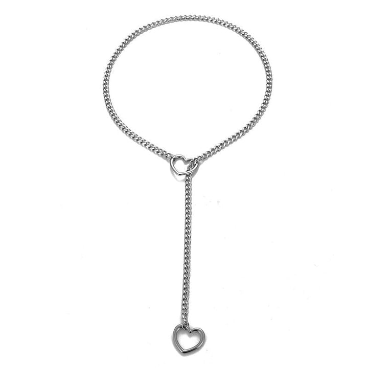 Gothic-Punk Hartvormige Ketting