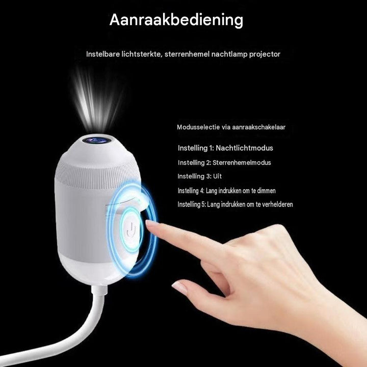 Sterrenhemel Projector Nachtlamp voor Slaapkamer Plafonddecoratie