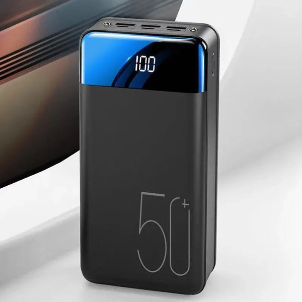 Voltaro Powerbank 50.000 mAh | Ultrasnel Opladen | Voor Laptop, Tablet en Smartphone | Compact en Extreem Krachtig
