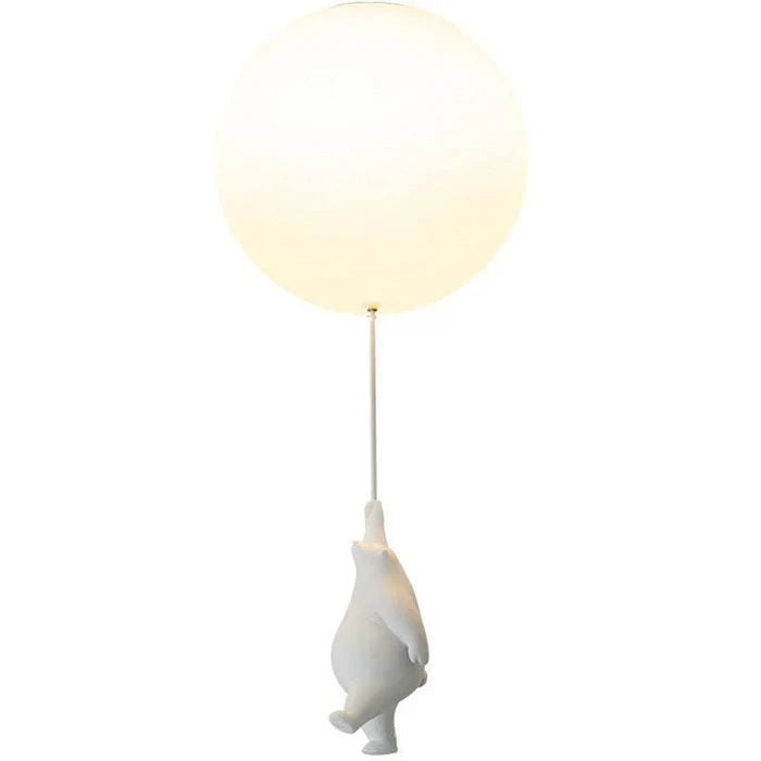 Kinderplafondlamp met beer en bal | CloudBea