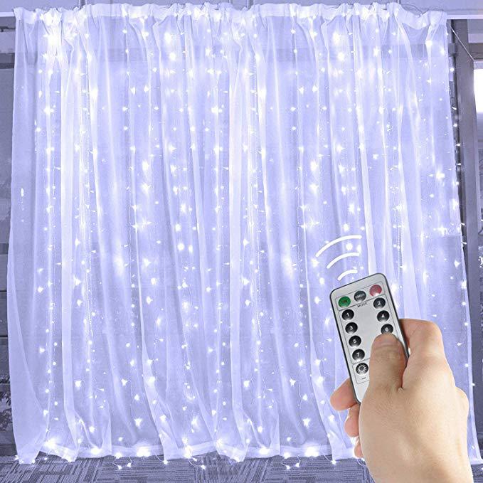 Led-lichtgordijn met USB en afstandsbediening