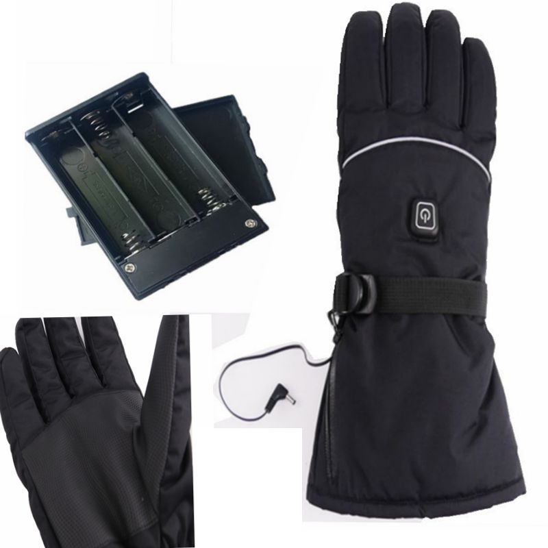 Verwarmde skihandschoenen met antislip palm en 3 standen