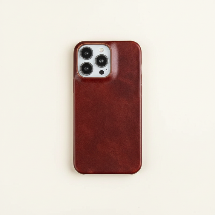 Leren Hoesje voor iPhone met Schokbestendige Bescherming
