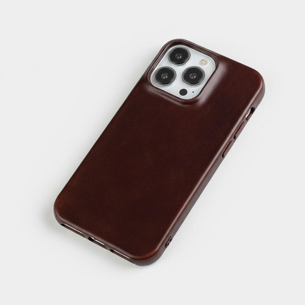 Leren Hoesje voor iPhone met Schokbestendige Bescherming