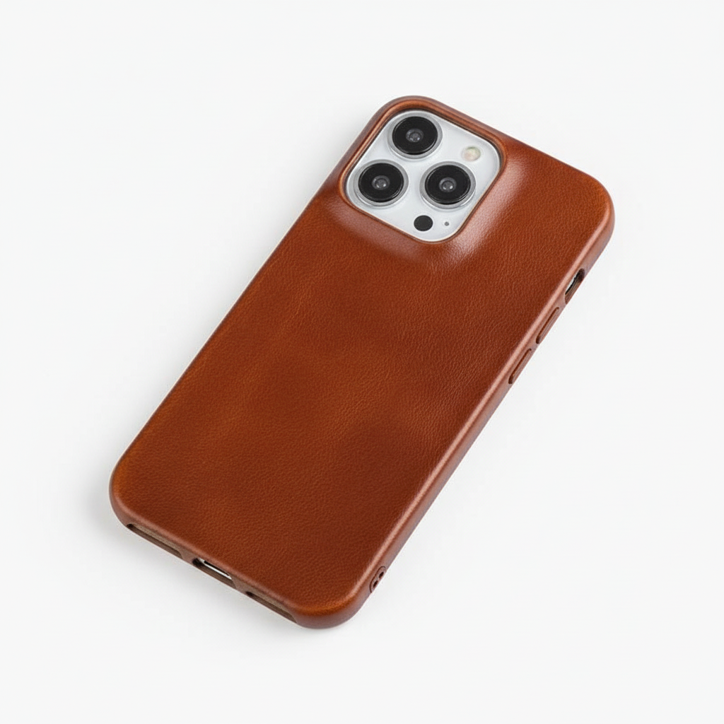 Leren Hoesje voor iPhone met Schokbestendige Bescherming