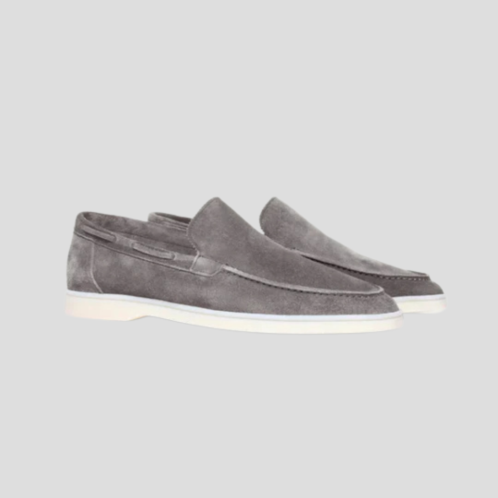 Suède loafers voor heren