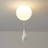 Kinderplafondlamp met beer en bal | CloudBea