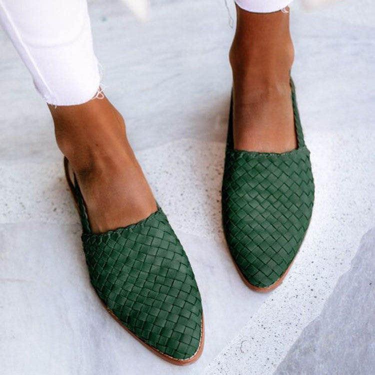 Vionessa – Gesloten Dames Schoenen met Platte Zool en Modieuze Gesp voor Elke Dag