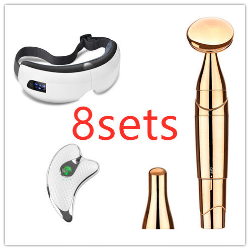 Oogmassage-apparaat met warmte, luchtdruk en bluetooth-muziek