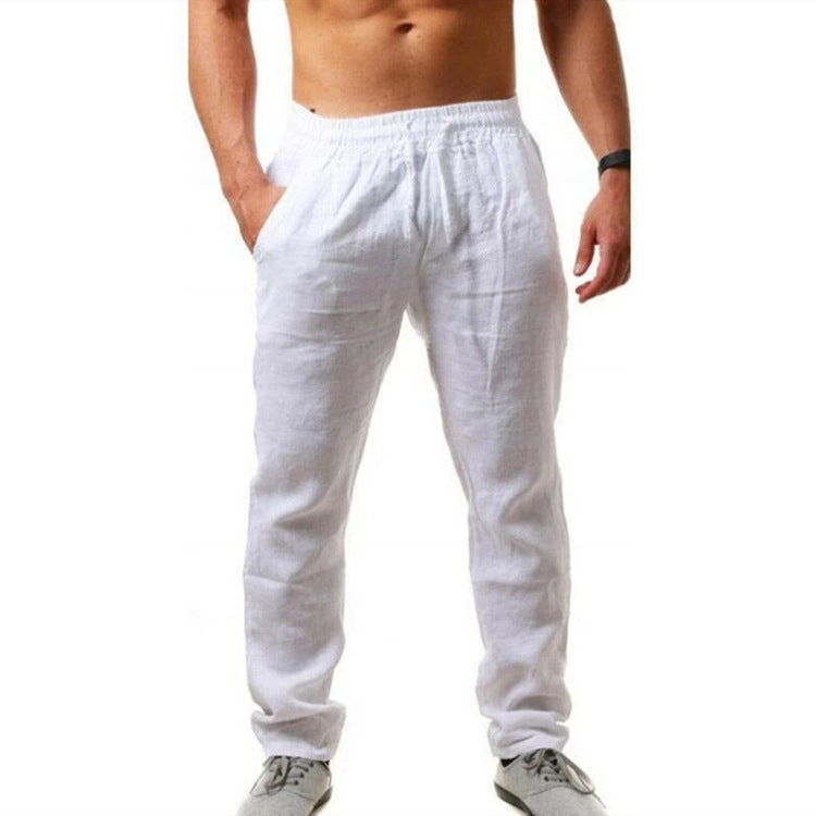 Stijlvolle linnenmix heren broek - Matthijs