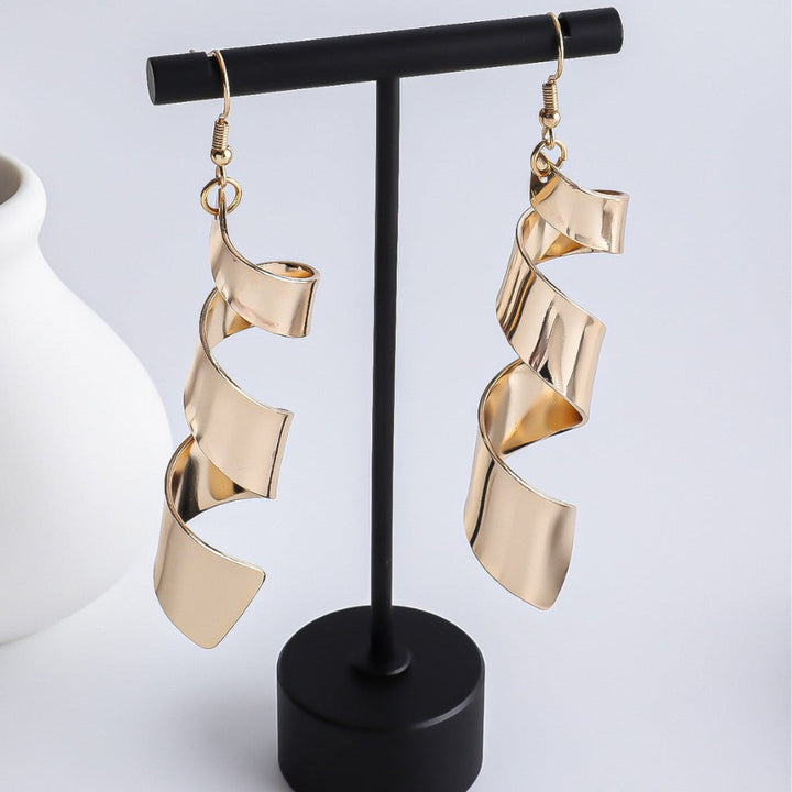Smooth Irregular Thread Earrings For Women