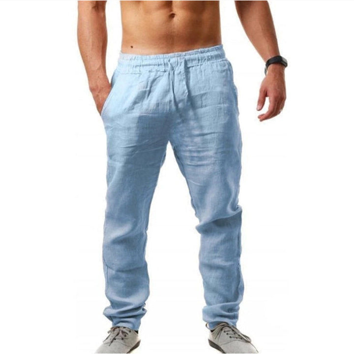 Stijlvolle linnenmix heren broek - Matthijs