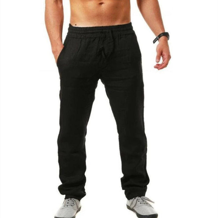 Stijlvolle linnenmix heren broek - Matthijs