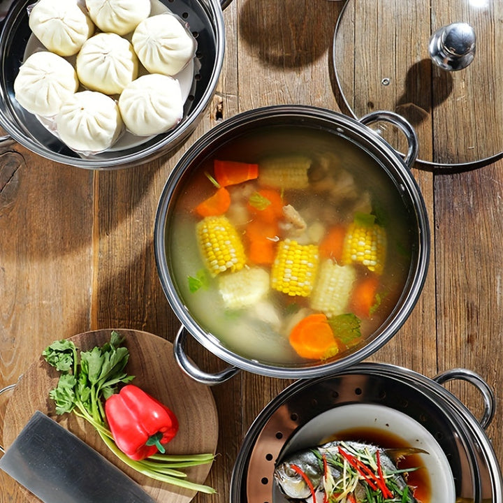 Stoomkoker met 3 lagen – NutriSteam