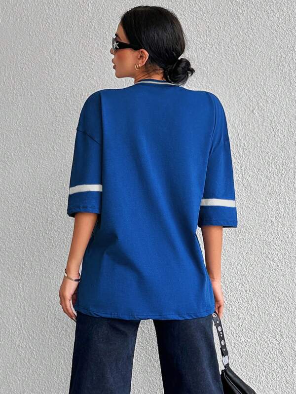 Oversized Shirt met “89” Print