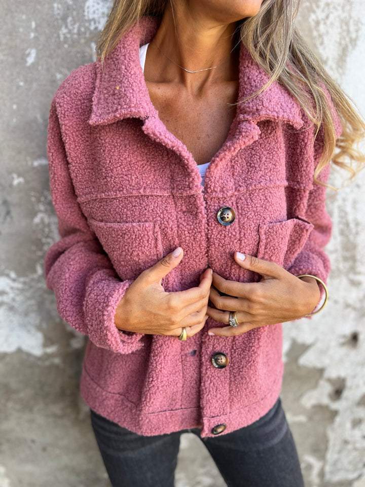 
                  
                    Bella - Stijlvolle Korte Bouclé Jas voor Dames - SkinzLine
                  
                