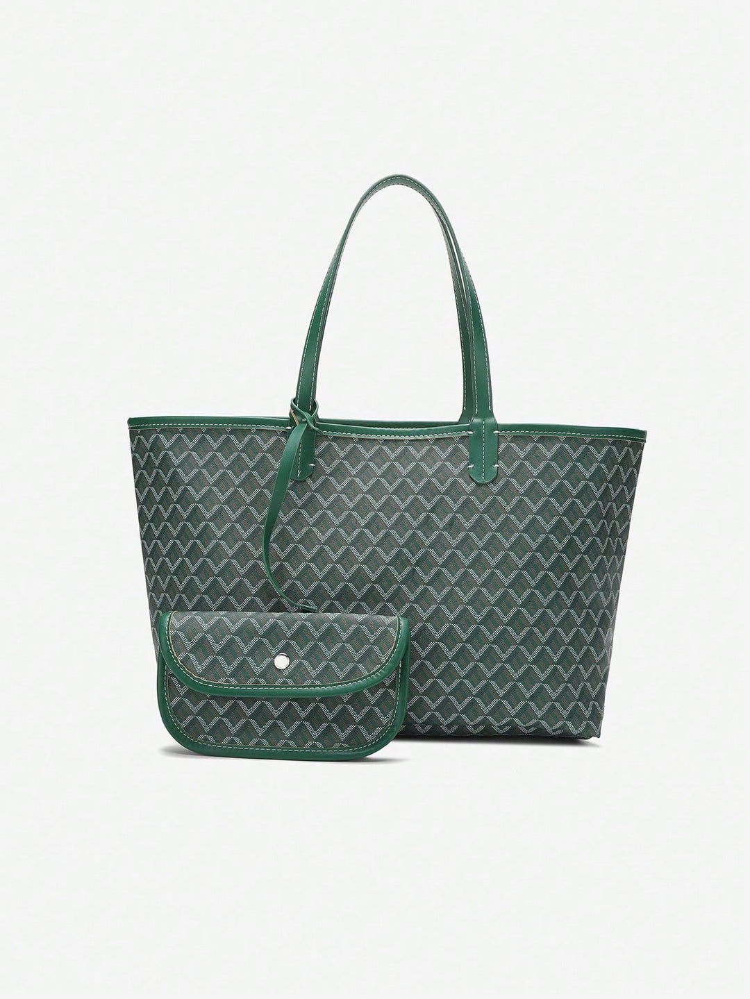 Casual Schoudertas van PVC voor Dames | Tote Bag | Grote Lichte Tas voor Studenten