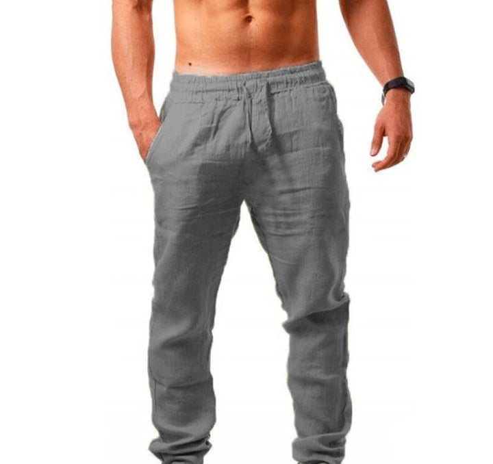 Stijlvolle linnenmix heren broek - Matthijs