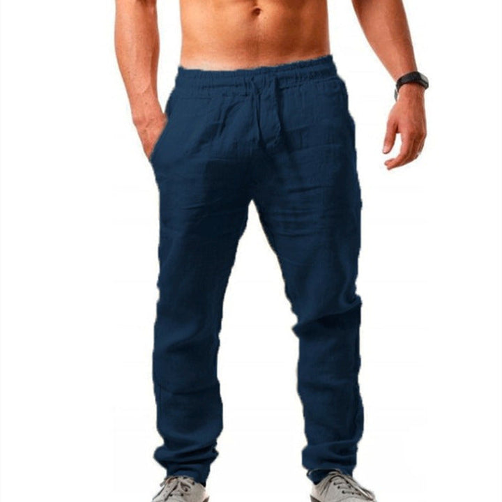 Stijlvolle linnenmix heren broek - Matthijs