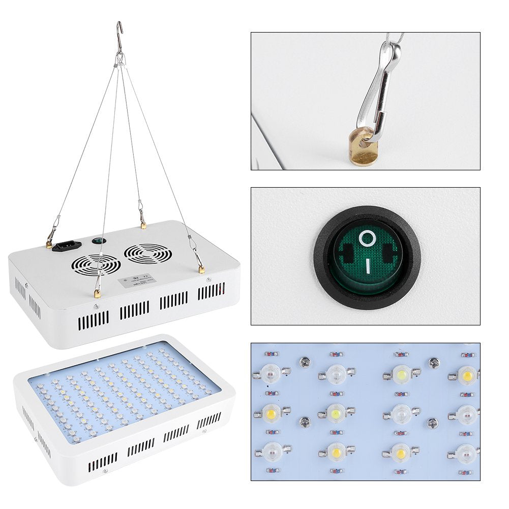 1000W LED Kweeklamp – Volledig Spectrum met IR & UV
