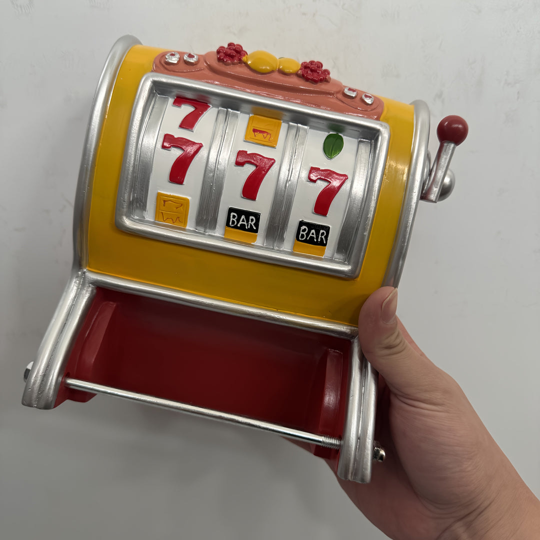Jackpot Toiletpapierhouder – Gokautomaat Design & Wandmontage