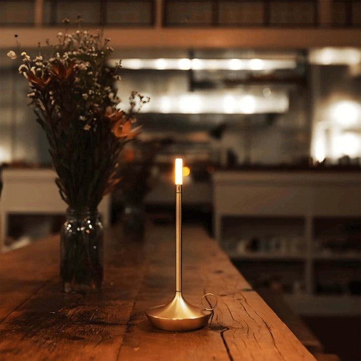 GlareEssence Moderne LED-lamp | Oplaadbaar dimbaar licht voor gezellige en trendy ruimtes
