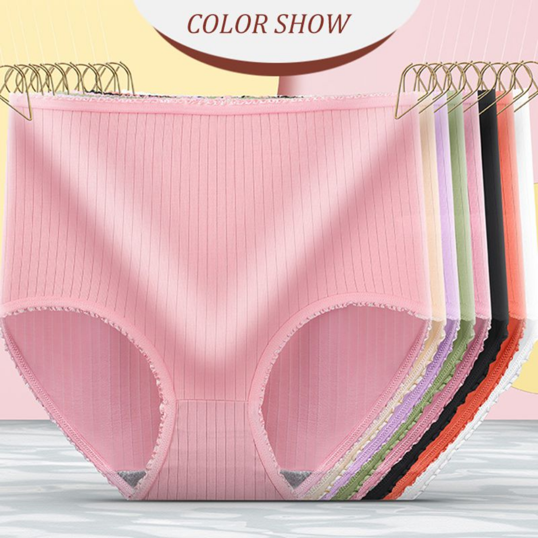 Lekvrij ondergoed met hoge taille – Camille (8-pack)
