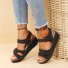 Sleehak Sandalen voor Dames met Klittenbandsluiting