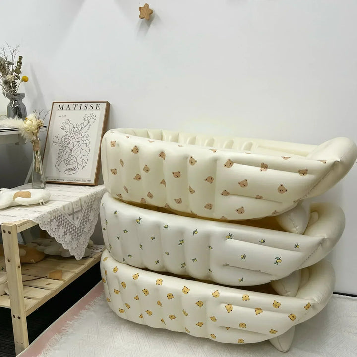 Opblaasbaar Reisbadje voor Baby's – BubbleNest