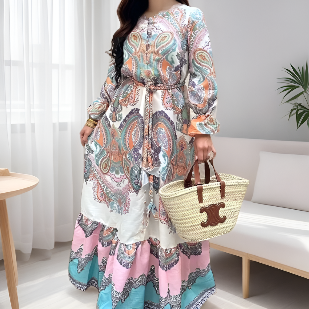 Maxi en mini bohemian jurk