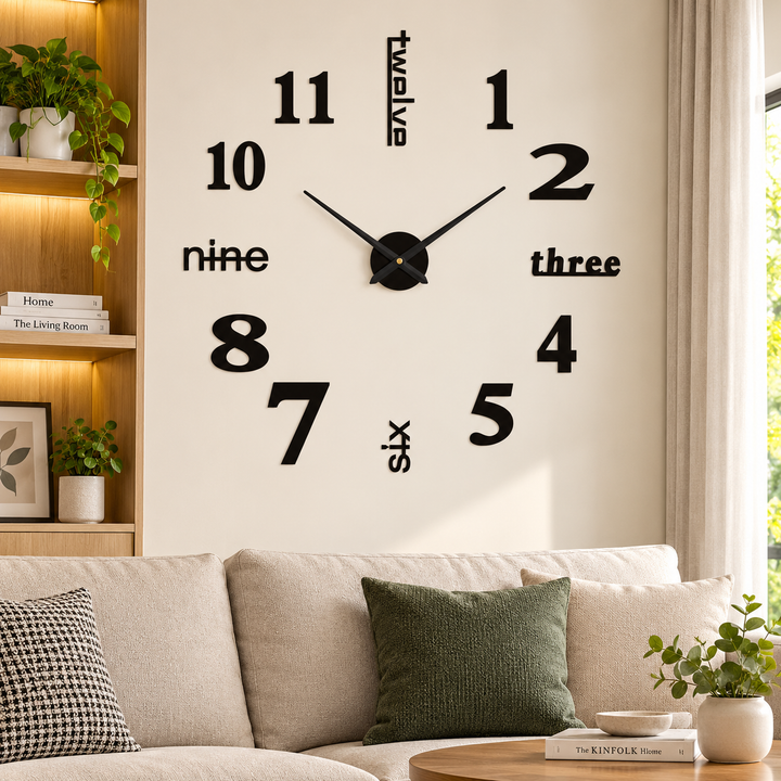 TopHouse DIY Wandklok - Uniek | Creatief | Variabel Design
