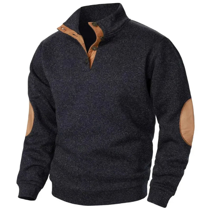Heren V-hals Sweatshirt voor Outdoor & Casual Stijl