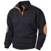Heren V-hals Sweatshirt voor Outdoor & Casual Stijl