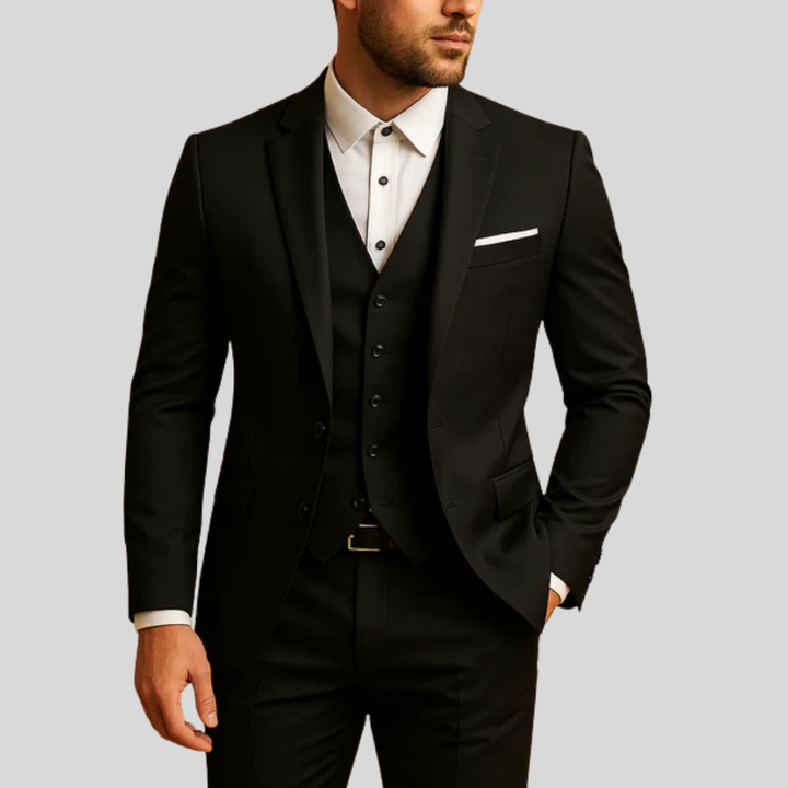 Heren Slim-Fit Driedelig Pak